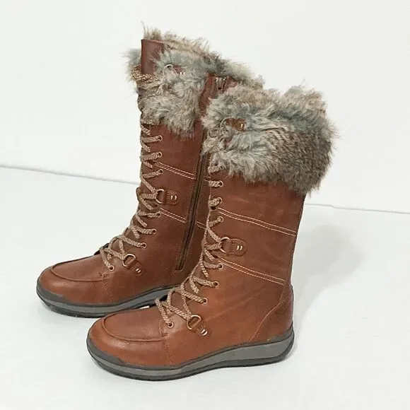 Merrell NWB Sz 8 Oak Snowcreek Tall Polar Waterproof Insulated Boots - Picture 1 of 13